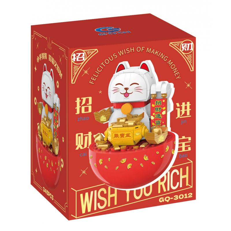 GOQI GQ-3012 3012 GQ3012 THU HÚT SỰ GIÀU CÓ bộ đồ chơi xếp lắp ráp ghép mô hình Creator Sáng Tạo 345 khối