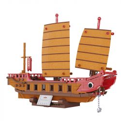 GOQI GQ-3008 3008 GQ3008 THUYỀN ĐẦU ĐỎ bộ đồ chơi xếp lắp ráp ghép mô hình