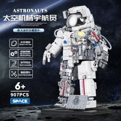 GOQI GQ-3017 3017 GQ3017 PHI HÀNH GIA CƠ KHÍ VŨ TRỤ bộ đồ chơi xếp lắp ráp ghép mô hình ASTRONAUTS 907 khối