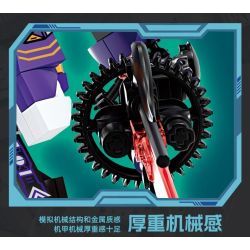 Kazi KY8100 8100 CHIẾN BINH ĐỊA NGỤC SỐ MECHA bộ đồ chơi xếp lắp ráp ghép mô hình SAMURAI MECHA 1517 khối