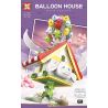 SX 9108 NHÀ BÓNG BAY bộ đồ chơi xếp lắp ráp ghép mô hình BALLOON HOUSE 732 khối