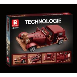 REOBRIX 11033 XE CỔ ĐIỂN ẢO tỷ lệ 1:12 bộ đồ chơi xếp lắp ráp ghép mô hình Creator Sáng Tạo 865 khối