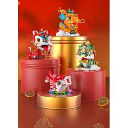 JAKI JK20236 20236 HỘP QUÀ SHAN HAI JING NIAN BEAST 2024 PHIÊN BẢN GIỚI HẠN NĂM MỚI bộ đồ chơi xếp lắp ráp ghép mô hình Creator Sáng Tạo