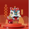 JAKI JK20236 20236 HỘP QUÀ SHAN HAI JING NIAN BEAST 2024 PHIÊN BẢN GIỚI HẠN NĂM MỚI bộ đồ chơi xếp lắp ráp ghép mô hình Creator Sáng Tạo