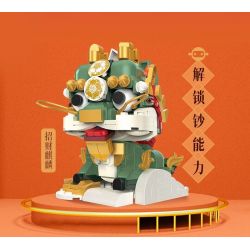 JAKI JK20236 20236 HỘP QUÀ SHAN HAI JING NIAN BEAST 2024 PHIÊN BẢN GIỚI HẠN NĂM MỚI bộ đồ chơi xếp lắp ráp ghép mô hình Creator Sáng Tạo