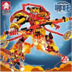 LE YI 62020 NEZHA bộ đồ chơi xếp lắp ráp ghép mô hình 651 khối