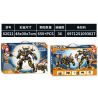 LE YI 62021 BÒ QUỶ VƯƠNG bộ đồ chơi xếp lắp ráp ghép mô hình 650 khối