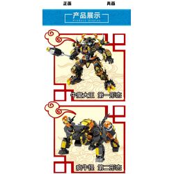 LE YI 62021 BÒ QUỶ VƯƠNG bộ đồ chơi xếp lắp ráp ghép mô hình 650 khối