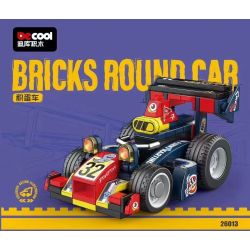 DECOOL BRICKCOOL 26013 26014 26015 26016 XE CHỞ TRỨNG bộ đồ chơi xếp lắp ráp ghép mô hình Racers Đua Tốc Độ