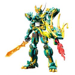 SEMBO 103331 CƠ GIÁP THÉP THÁNH RỒNG THANH bộ đồ chơi xếp lắp ráp ghép mô hình 530 khối