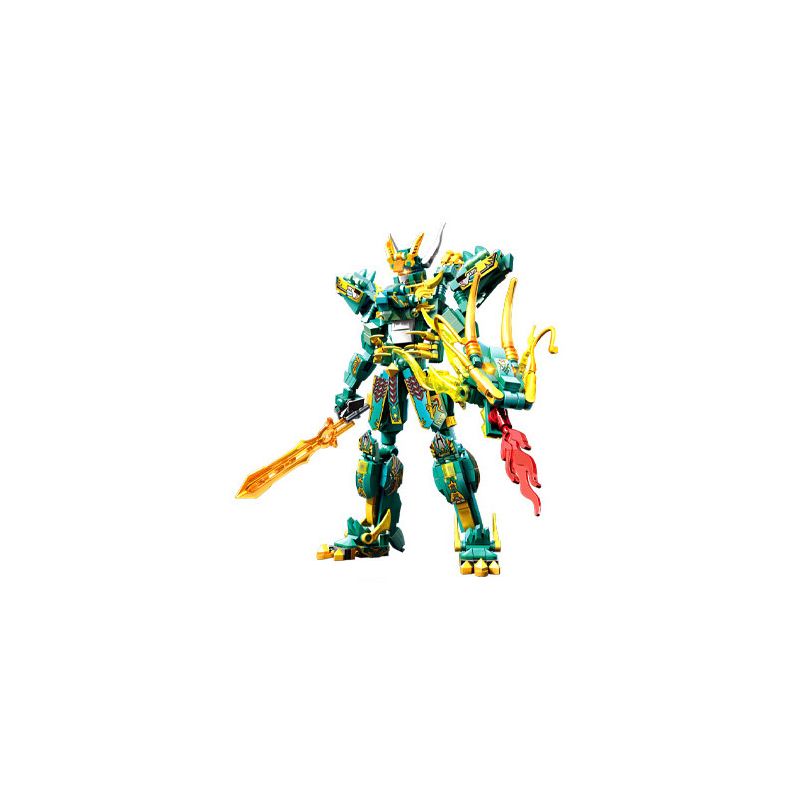 SEMBO 103331 CƠ GIÁP THÉP THÁNH RỒNG THANH bộ đồ chơi xếp lắp ráp ghép mô hình 530 khối