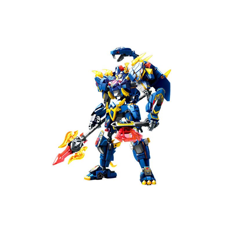 SEMBO 103333 CƠ GIÁP THÉP MA THUẬT HUYỀN VŨ bộ đồ chơi xếp lắp ráp ghép mô hình 799 khối