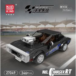 MouldKing 27049 Mould King 27049 DODGE SẠC RT bộ đồ chơi xếp lắp ráp ghép mô hình Speed Champions Racing Cars CHARGER RT Đua Xe Công Thức 346 khối