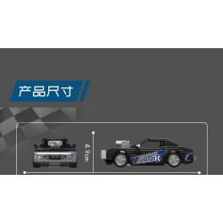 MouldKing 27049 Mould King 27049 DODGE SẠC RT bộ đồ chơi xếp lắp ráp ghép mô hình Speed Champions Racing Cars CHARGER RT Đua Xe Công Thức 346 khối