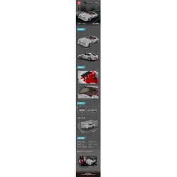 MouldKing 27050 Mould King 27050 MARTIN 007 bộ đồ chơi xếp lắp ráp ghép mô hình Speed Champions Racing Cars Đua Xe Công Thức 348 khối