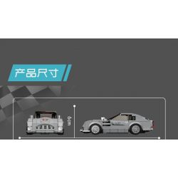 MouldKing 27050 Mould King 27050 MARTIN 007 bộ đồ chơi xếp lắp ráp ghép mô hình Speed Champions Racing Cars Đua Xe Công Thức 348 khối