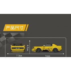 MouldKing 27051 Mould King 27051 SRT THÁCH THỨC bộ đồ chơi xếp lắp ráp ghép mô hình Speed Champions Racing Cars CHALLENGER SRT Đua Xe Công Thức 368 khối