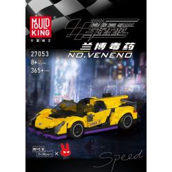 MouldKing 27053 Mould King 27053 CHẤT ĐỘC RAMBO bộ đồ chơi xếp lắp ráp ghép mô hình Speed Champions Racing Cars VENENO Đua Xe Công Thức 365 khối