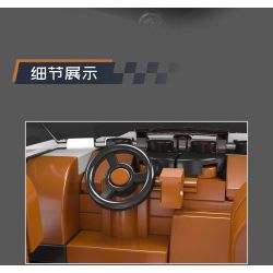 MouldKing 27056 Mould King 27056 LAN SHENG AURORA bộ đồ chơi xếp lắp ráp ghép mô hình Speed Champions Racing Cars ROVAR EVOQUA Đua Xe Công Thức 402 khối