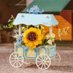 PANTASY 15026 CHUYỆN CHIẾC PHAO PHÁP bộ đồ chơi xếp lắp ráp ghép mô hình SUNFLOWER CART 500 khối