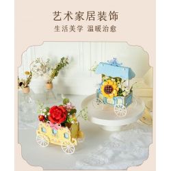 PANTASY 15026 CHUYỆN CHIẾC PHAO PHÁP bộ đồ chơi xếp lắp ráp ghép mô hình SUNFLOWER CART 500 khối