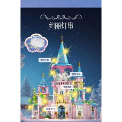 FORANGE FC3514 3514 LÂU ĐÀI BĂNG CHUYỀN CỔ TÍCH bộ đồ chơi xếp lắp ráp ghép mô hình Girl Con Gái 974 khối