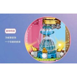 FORANGE FC3514 3514 LÂU ĐÀI BĂNG CHUYỀN CỔ TÍCH bộ đồ chơi xếp lắp ráp ghép mô hình Girl Con Gái 974 khối