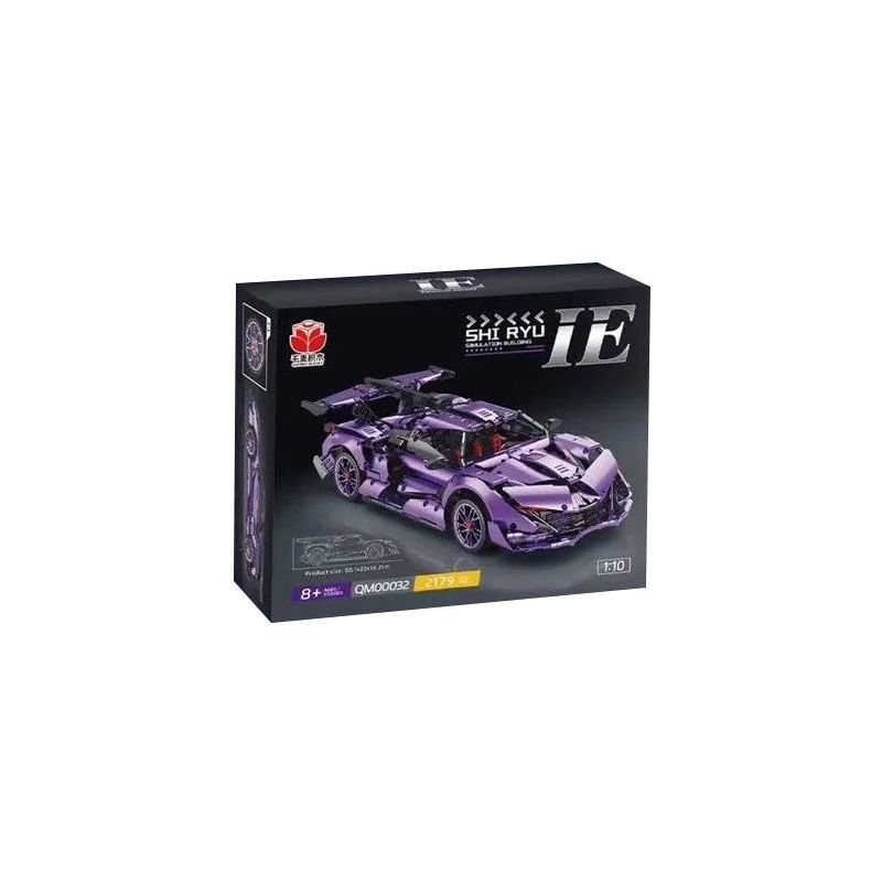 QIANMAI QM00032 00032 SIÊU XE CÔNG NGHỆ APOLLO TE 1:10 tỷ lệ 1:10 bộ đồ chơi xếp lắp ráp ghép mô hình Technic Kỹ Thuật Công Nghệ Cao Mô Hình Phương Tiện 2179 khối