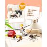 JIESTAR JJ9042 9042 MÔ HÌNH CỬA HÀNG MÈO CƯNG bộ đồ chơi xếp lắp ráp ghép mô hình Creator PET COLLECTION DREAM CAT Sáng Tạo 443 khối