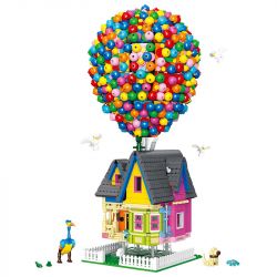 JIESTAR JJ9047 9047 NHÀ BÓNG BAY bộ đồ chơi xếp lắp ráp ghép mô hình Movie & Game BALLOON HOUSE Phim Và Trò Chơi 2626 khối