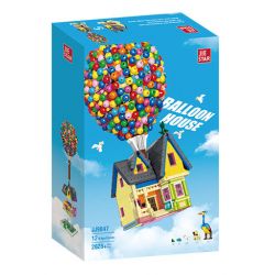 JIESTAR JJ9047 9047 NHÀ BÓNG BAY bộ đồ chơi xếp lắp ráp ghép mô hình Movie & Game BALLOON HOUSE Phim Và Trò Chơi 2626 khối