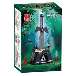 JIESTAR JJ9060 9060 ZELDA THANH KIẾM BÓNG TỐI bộ đồ chơi xếp lắp ráp ghép mô hình Movie & Game DARK LINK SWORD Phim Và Trò Chơi 392 khối