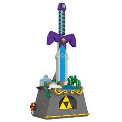 JIESTAR JJ9061 9061 ZELDA THANH KIẾM BẬC THẦY bộ đồ chơi xếp lắp ráp ghép mô hình Movie & Game THE MASTER SWORD Phim Và Trò Chơi 455 khối