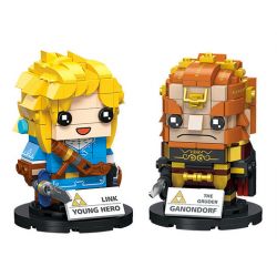 JIESTAR JJ9062 9062 ZELDA GANONDORF LIÊN KẾT bộ đồ chơi xếp lắp ráp ghép mô hình Movie & Game LINK & GANONDORF Phim Và Trò Chơi 475 khối
