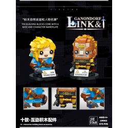 JIESTAR JJ9062 9062 ZELDA GANONDORF LIÊN KẾT bộ đồ chơi xếp lắp ráp ghép mô hình Movie & Game LINK & GANONDORF Phim Và Trò Chơi 475 khối