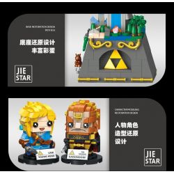 JIESTAR JJ9062 9062 ZELDA GANONDORF LIÊN KẾT bộ đồ chơi xếp lắp ráp ghép mô hình Movie & Game LINK & GANONDORF Phim Và Trò Chơi 475 khối