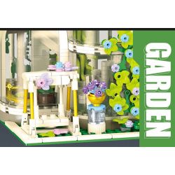 JIESTAR JJ9044 9044 VƯỜN THỰC VẬT CỔ ĐIỂN bộ đồ chơi xếp lắp ráp ghép mô hình Creator NEOCLASSICAL BOTANICAL GARDEN Sáng Tạo 2231 khối