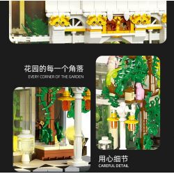 JIESTAR JJ9044 9044 VƯỜN THỰC VẬT CỔ ĐIỂN bộ đồ chơi xếp lắp ráp ghép mô hình Creator NEOCLASSICAL BOTANICAL GARDEN Sáng Tạo 2231 khối