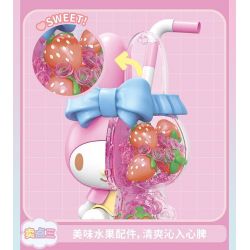 TOP TOY TC1325 1325 SANRIO BUBBLE SODA BIG DOLL GIAI ĐIỆU NƯỚC LẤP LÁNH DÂU TÂY bộ đồ chơi xếp lắp ráp ghép mô hình Movie & Game SANRIO CHARACTERS Phim Và Trò Chơi