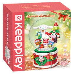 KEEPPLEY K20836 20836 HỘP NHẠC GIÁNG SINH SANRIO MAKE WISH bộ đồ chơi xếp lắp ráp ghép mô hình Movie & Game SANRIO CHARACTERS Phim Và Trò Chơi