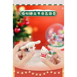 KEEPPLEY K20836 20836 HỘP NHẠC GIÁNG SINH SANRIO MAKE WISH bộ đồ chơi xếp lắp ráp ghép mô hình Movie & Game SANRIO CHARACTERS Phim Và Trò Chơi
