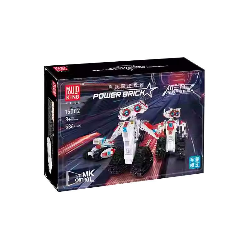MouldKing 15082 Mould King 15082 ROBOT BA BIẾN HÌNH LIÊN SAO BRANDON bộ đồ chơi xếp lắp ráp ghép mô hình Technic Kỹ Thuật Công Nghệ Cao Mô Hình Phương Tiện 536 khối