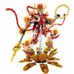 FORANGE FC1518 1518 CƠ KHÍ VÔ TẬN CƠN THỊNH NỘ CỦA PHẬT NEZHA bộ đồ chơi xếp lắp ráp ghép mô hình INFINITE MECH 1772 khối