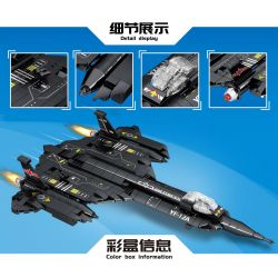 MINGDI LEIBAO K0920 0920 HY-J DIỀU HÂU ĐEN bộ đồ chơi xếp lắp ráp ghép mô hình Military Army Quân Sự Bộ Đội 431 khối