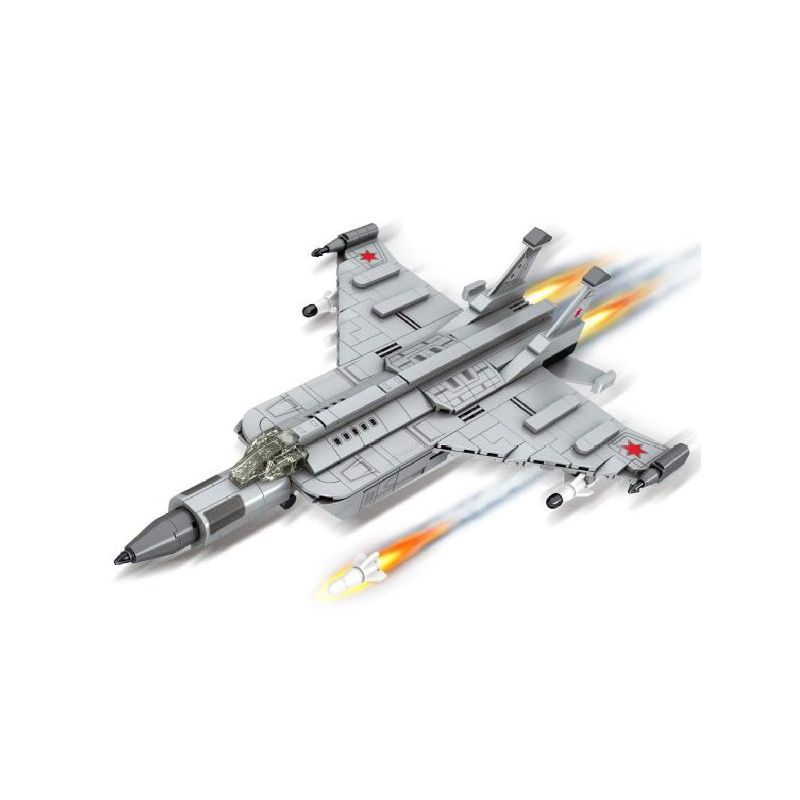 MINGDI LEIBAO K0921 0921 MÁY BAY ĐÁNH CHẶN WIE-25 bộ đồ chơi xếp lắp ráp ghép mô hình Military Army Quân Sự Bộ Đội 422 khối