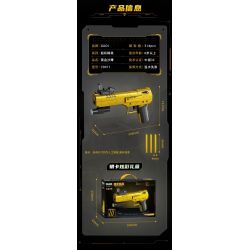 GUDI 70011 SIÊU TÍCH LŨY TINH ANH ĐẠI BÀNG CÁT VÀNG bộ đồ chơi xếp lắp ráp ghép mô hình Military Army GOLDEN DESERT EAGLE Quân Sự Bộ Đội 314 khối