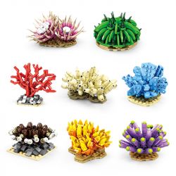 Kazi KY80058 80058 THẾ GIỚI BIỂN CORAL 8 KIỂU bộ đồ chơi xếp lắp ráp ghép mô hình Creator OCEAN Sáng Tạo 1167 khối