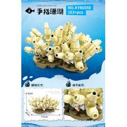 Kazi KY80058 80058 THẾ GIỚI BIỂN CORAL 8 KIỂU bộ đồ chơi xếp lắp ráp ghép mô hình Creator OCEAN Sáng Tạo 1167 khối