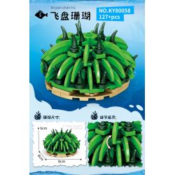 Kazi KY80058 80058 THẾ GIỚI BIỂN CORAL 8 KIỂU bộ đồ chơi xếp lắp ráp ghép mô hình Creator OCEAN Sáng Tạo 1167 khối