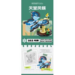 Kazi KY80059 80059 CÔN TRÙNG VÀ HOA 6 LOẠI THIÊN ĐƯỜNG PAPILIO BƯỚM CHÚA CHUỒN BỌ CÁNH CỨNG TÊ GIÁC VE SẦU bộ đồ chơi xếp lắp ráp ghép mô hình Creator INSECT AND FLOWERS Sáng Tạo 1029 khối